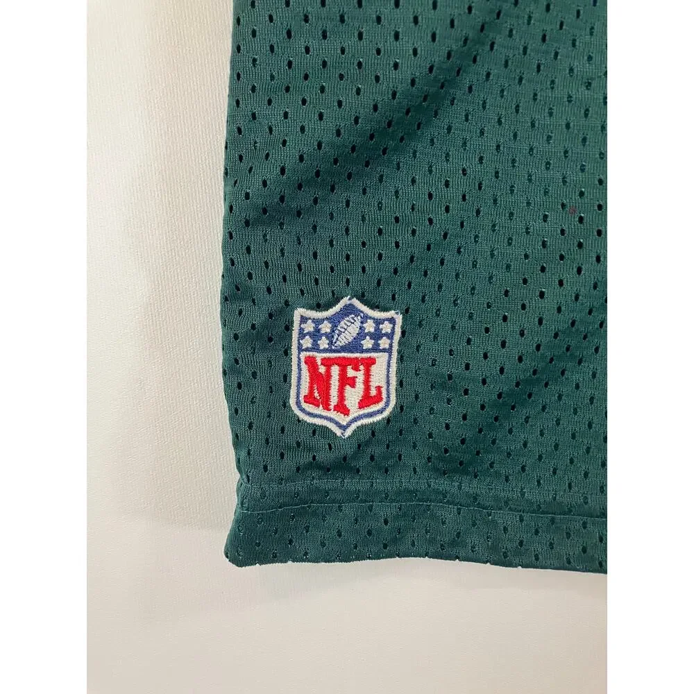 Philadelphia Eagles NFL Youth M 10/12 Green Mesh Athletic Shorts Embroidered